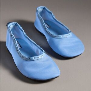 Alohas gill mesh ballet flat in blue- never worn